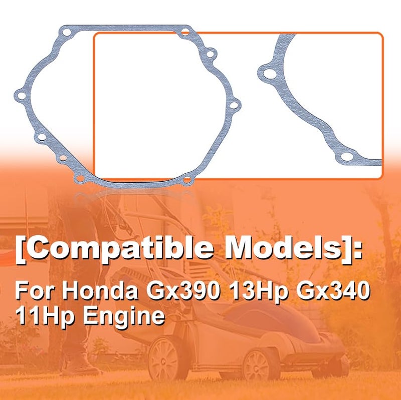 Mtanlo Crankcase Gasket Crank Case Oil Seal Set for Honda Gx390 13Hp Gx340 11Hp Engine 11381 ZE3 801, 91201 ZE3 004 - Image 4